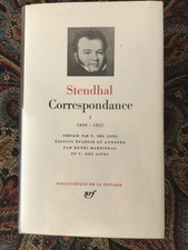 Pléiade stendhal correspondan d'occasion Pléiade stendhal correspondan d'occasion  La Rochelle