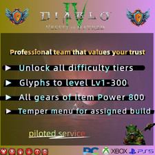 🔥DIABLO 4 TEMPORADA 9 🔥 XP Boosting Level Up Paragon Unlock T4 (início da temporada) comprar usado  Enviando para Brazil