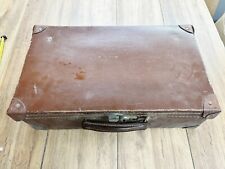 Vintage leather travel for sale  PRESTON