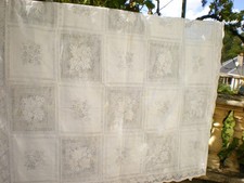 Nappe blanche dentelle d'occasion  Sedan