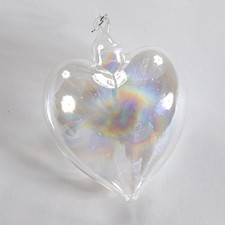 ornamental glass hearts for sale  Charlotte