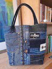 Upcycling jeanstasche handtasc gebraucht kaufen  Dortmund