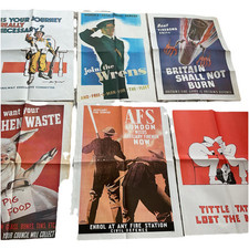 Wartime 1940s posters for sale  NEWARK