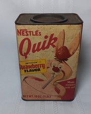 Strawberry quik tin for sale  Hanceville
