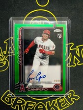 2025 TOPPS CHROME - GUSTAVO CAMPERO - NOVATO - AUTOMÁTICO - VERDE - 19/99 - #RA-CGA comprar usado  Enviando para Brazil