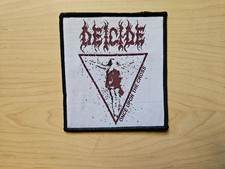 DEICIDE, ONCE UPON THE CROSS, COSTURAR NA BORDA PRETA PATCH TECIDO, usado comprar usado  Enviando para Brazil