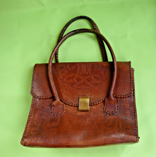 Vintage leather handbag for sale  DERBY