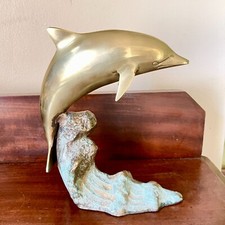 Solid brass dolphin for sale  Raleigh
