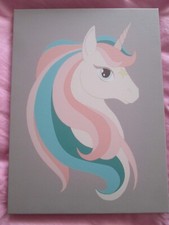 Einhorn bild keilrahmen gebraucht kaufen  Hattingen