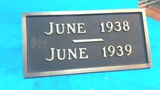 Vintage brass grave for sale  Rosholt