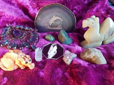 Mixed crystals gemstones for sale  LLANDUDNO