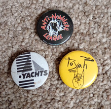 Punk pin badges for sale  SWINDON
