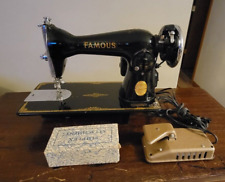 Máquina de costura elétrica portátil vintage FAMOSA modelo KG 14618 com acessórios comprar usado  Enviando para Brazil