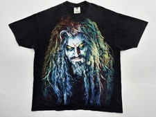 Camiseta masculina vintage Rob Zombie XL preta Winterland hardcore rock gráfica anos 90 comprar usado  Enviando para Brazil