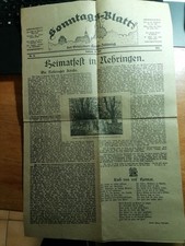 Alte zeitung sonntags gebraucht kaufen Alte zeitung sonntags gebraucht kaufen  Mainhausen