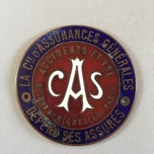 Petite plaque émaillée d'occasion  Prissé