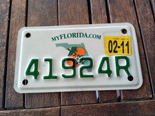Plaque immatriculation florida d'occasion  Renaison