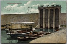 Cartão postal Nampa Idaho 1913 Headgate reservatório barragem barcos Canyon County por J. Forch comprar usado  Enviando para Brazil