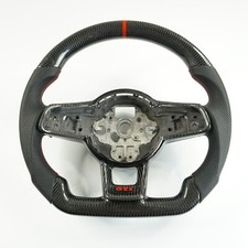 Volante de fibra de carbono personalizado para VW Golf MK7 GTI R comprar usado  Enviando para Brazil
