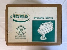 Vintage IONA Mixer Manual Portátil 3 Velocidades Elétrico Retrô R-12 NOVO NOS, usado comprar usado  Enviando para Brazil