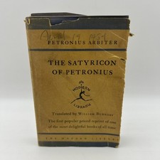 Usado, The Satyricon of Petronius Modern Library 1929 With Dust Jacket comprar usado  Enviando para Brazil