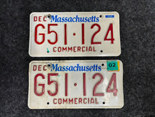 Massachusetts license plates for sale  West Springfield