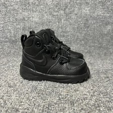 Bota Nike Manoa HF0749-001 infantil EUA 5 couro preto biqueira redonda com cadarço no tornozelo comprar usado  Enviando para Brazil