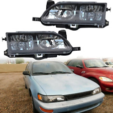Par de Faróis Pretos Lados Esquerdo e Direito para 1993 1994 1995-1997 Toyota Corolla comprar usado  Enviando para Brazil