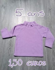 Polo polaire mauve d'occasion  Maurecourt
