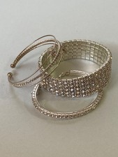 Rhinestone silver tone for sale  Waipahu