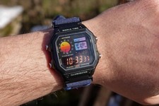 Vaporwave Royale – Relógio modificado baseado em Casio AE-1200 – Tela de grade retrô comprar usado  Enviando para Brazil