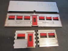 Antigo Bachmann O Scale Plasticville Diner cromado e vermelho teto faltando PR comprar usado  Enviando para Brazil