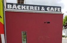 Schriftzug bäckerei cafe gebraucht kaufen  Seubersdorf