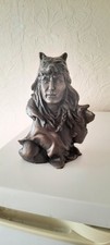Bronze bust native for sale  FELIXSTOWE