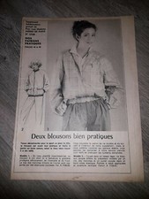 Patron couture blousons d'occasion  Coudes