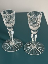 Pair crystal glass for sale  HARPENDEN