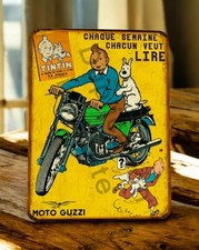 Plaque métal tintin d'occasion  Pomérols