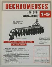 Prospectus brochure déchaumeu d'occasion  Auneau