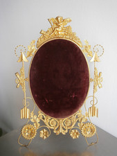 Decoração do século XIX relicário decoração de casamento cupido amor bronze veludo antigo, usado comprar usado  Enviando para Brazil