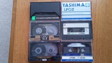 5 x fitas cassete cromadas usadas Maxell XL11 Yashima WH Smith TDK + 1 TDK AD 120 comprar usado  Enviando para Brazil