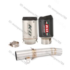 Usado, Pontas silenciadoras silenciador silenciador de escape 60 mm para Yamaha YZF R6 2006-2023 + tubo de link médio comprar usado  Enviando para Brazil