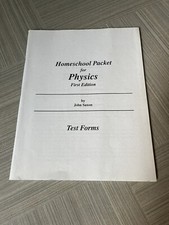 Saxon physics homeschool for sale  State Center
