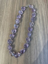 Amethyst kette edelsteinkette gebraucht kaufen  Oberhausen