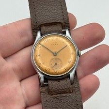 Usado, 34mm Hombres Vintage Onsa Forrado Correa Sub Segundos de Cuerda Reloj Restaurar comprar usado  Enviando para Brazil