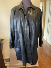 Leather trench coat for sale  Marlboro
