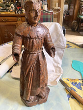 Sculpture bois ancienne d'occasion  Bordeaux-
