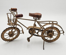 Decoração de bicicleta ouro ferro e madeira, decoração de mesa escritório Grayson Lane comprar usado  Enviando para Brazil
