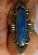 Ring blauem stein gebraucht kaufen  Helmstadt-Bargen