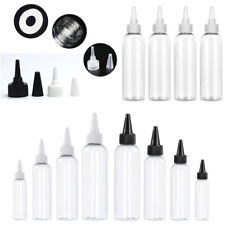 Garrafas conta-gotas de plástico PET vazias 10/20/30/50/100 ml com tampas aparafusadas à prova de vazamentos comprar usado  Enviando para Brazil
