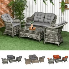 Pieces rattan wicker for sale  GREENFORD